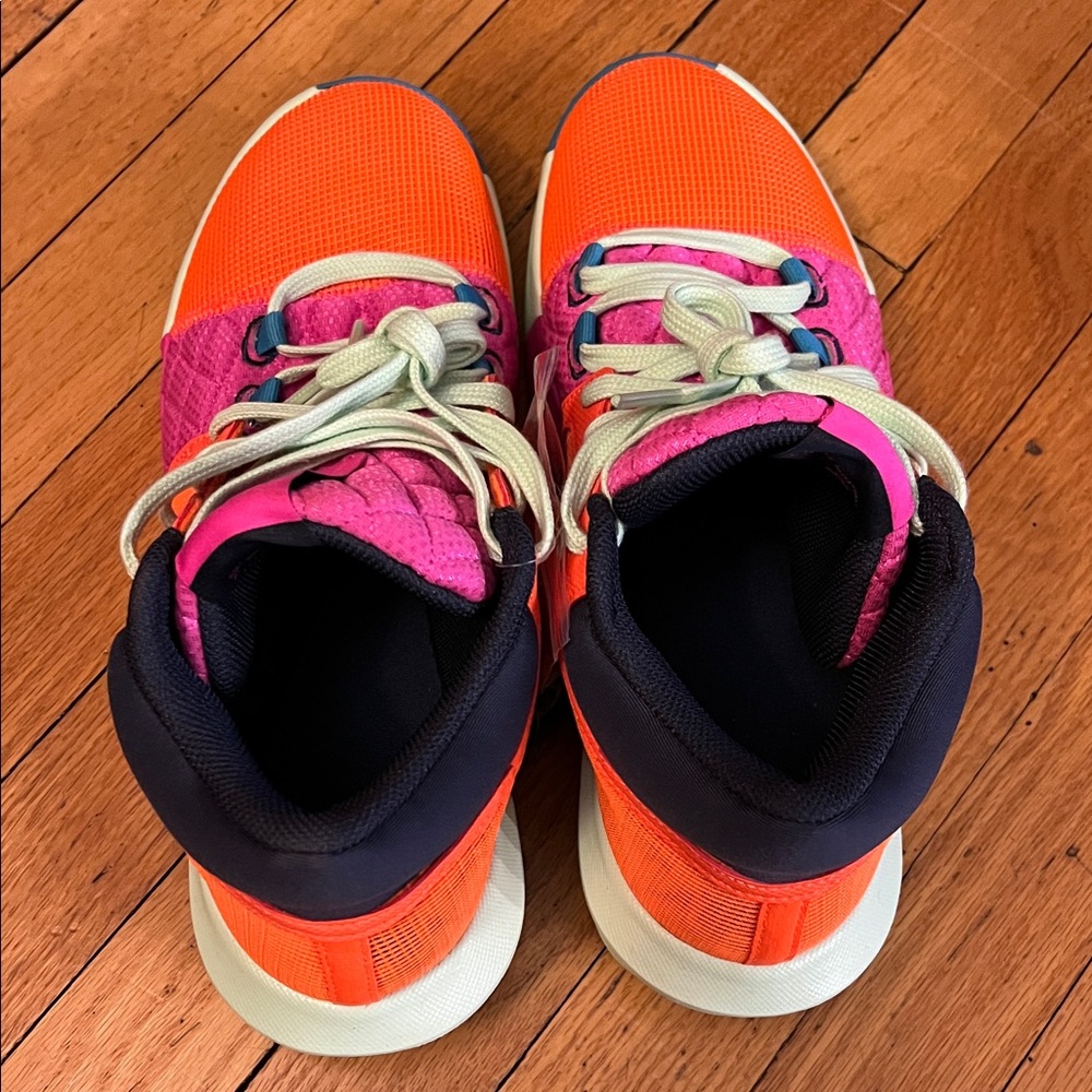 Nike' Orange and Pink Sneakers - Picture 9 of 14